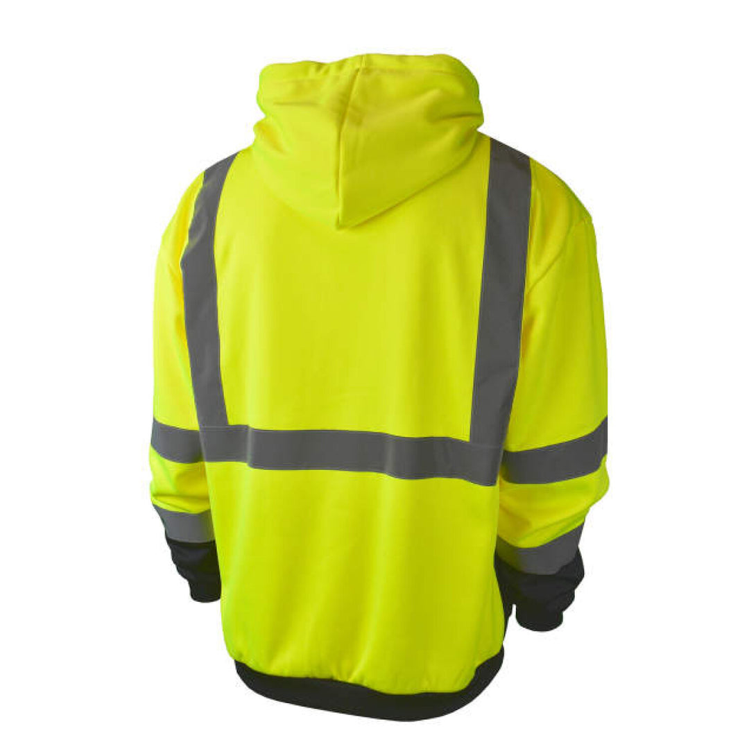Radians SJ02B-3 Class 3 Color Blocked Hooded Pullover Sweatshirt