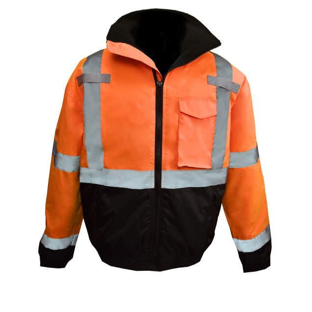 Radians SJ11QB Type R Class 3 Weatherproof Bomber Jacket with Quilted Liner