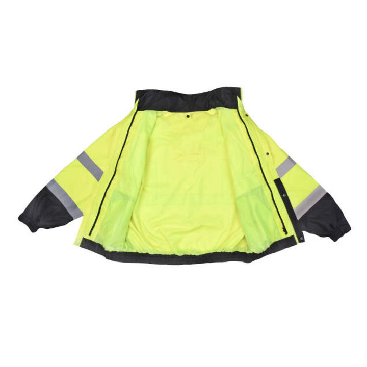Radians SJ320 3-in-1 Durable Ripstop Bomber Jacket with Color Blocking - Green