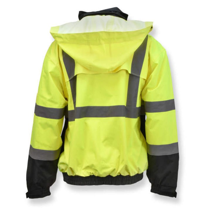 Radians SJ320 3-in-1 Durable Ripstop Bomber Jacket with Color Blocking - Green