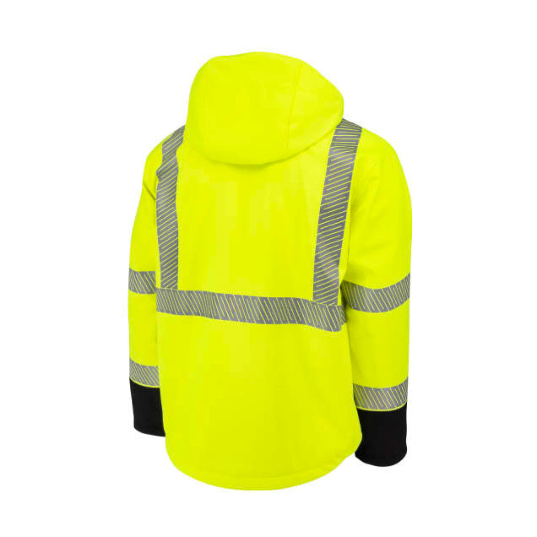 Radians SJ322B Type R Class 3 Softshell Ripstop Jacket - Hi-Vis Green