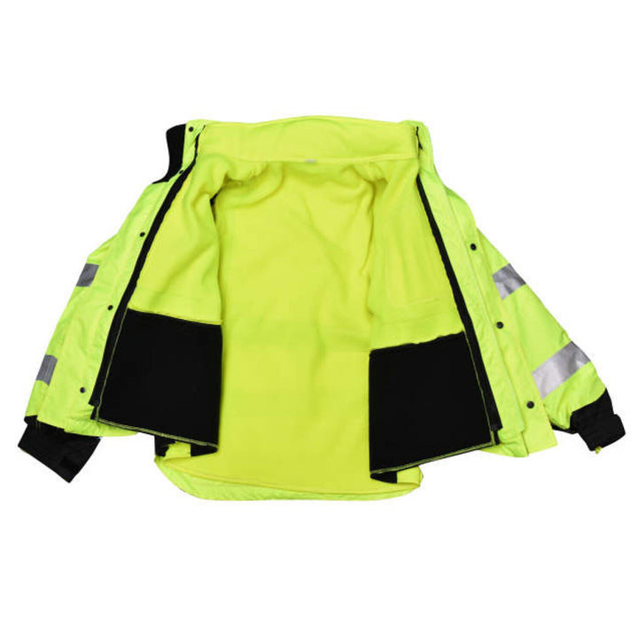Radians SJ32-3 Color Blocked Hooded Sweatshirt with Removable Hood