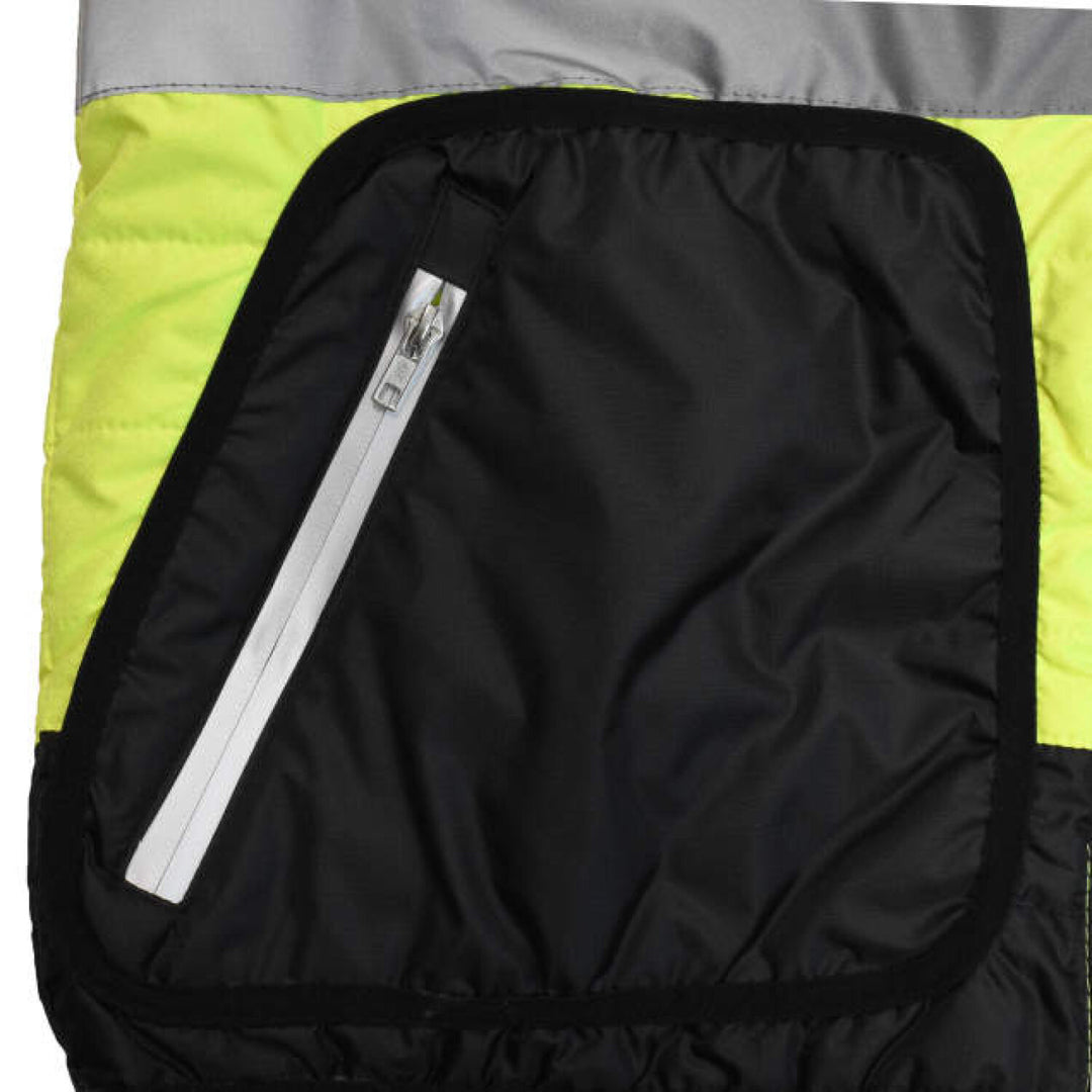 Radians SJ510 Quilted Reversible Four-in-One Jacket with Zip-Off Sleeves