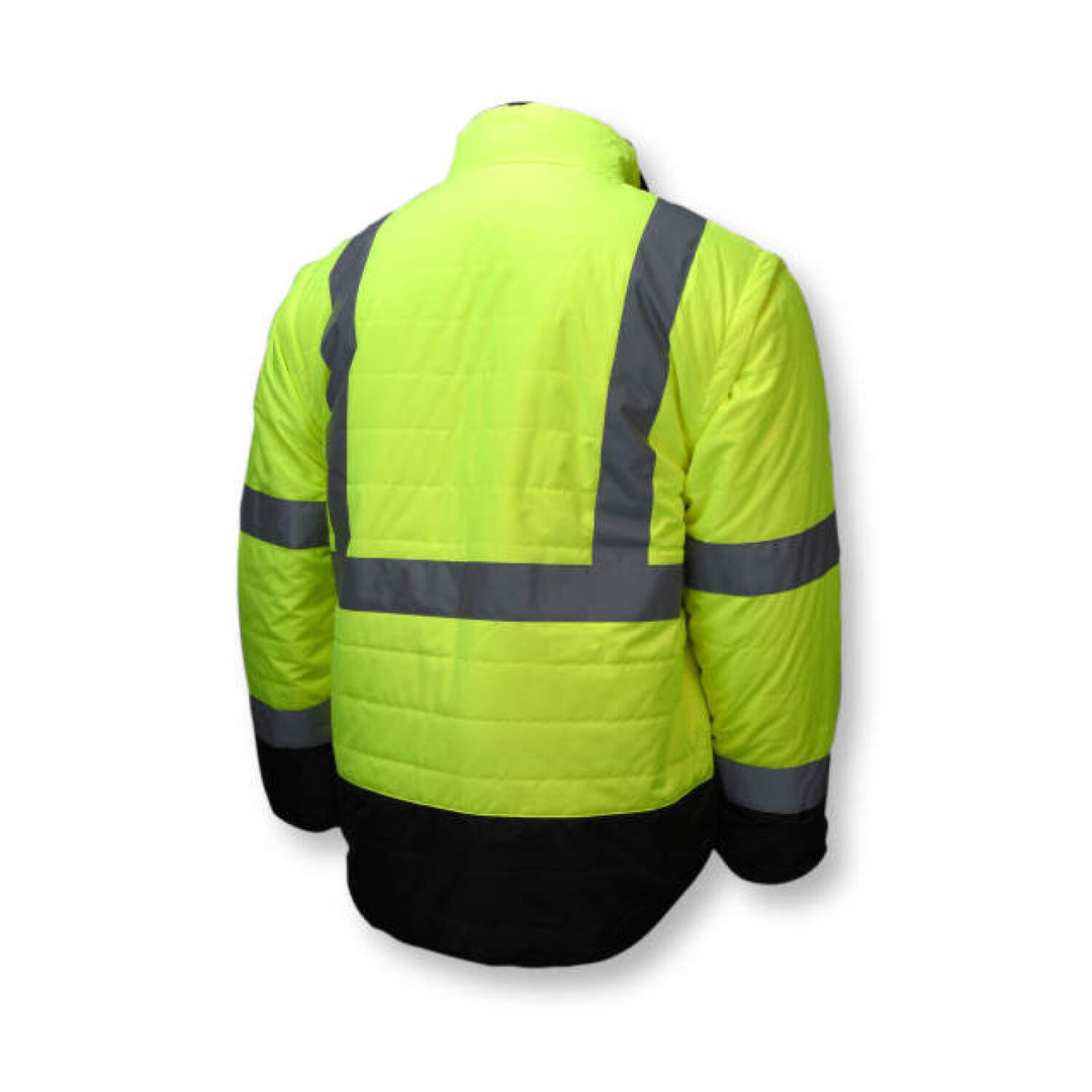 Radians SJ510 Quilted Reversible Four-in-One Jacket with Zip-Off Sleeves