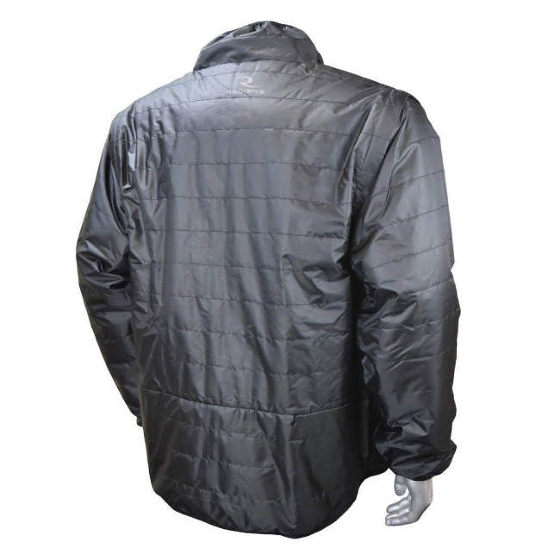 Radians SJ510X-3 Quilted Reversible Jacket with Zip-Off Sleeves X-Back - Hi Vis Green