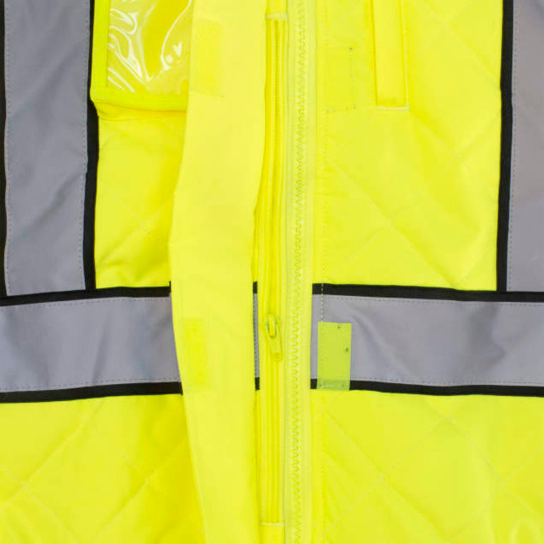 Radians SJ930-3ZGW Women's Class 3 Quilted Bomber Jacket