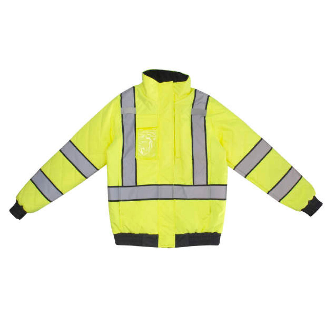 Radians SJ930-3ZGW Women's Class 3 Quilted Bomber Jacket