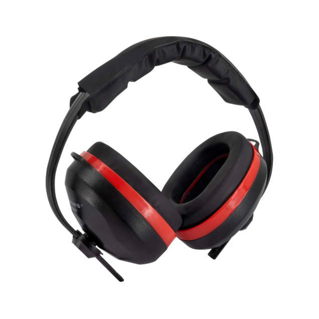 Radians SL0130CS Silencer® Earmuff in Clamshell - Black & Red