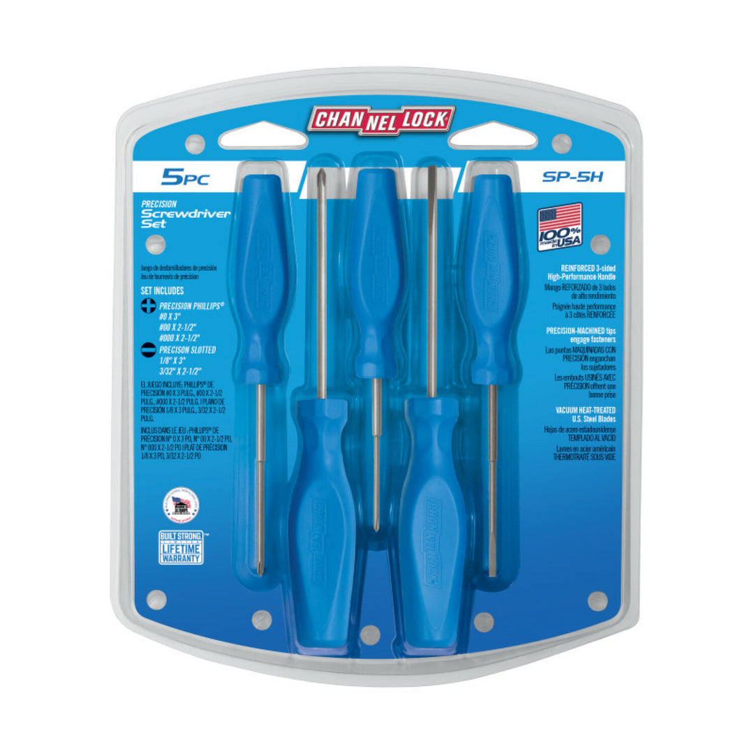 Channellock SP-5H 5PC Precision Screwdriver Set