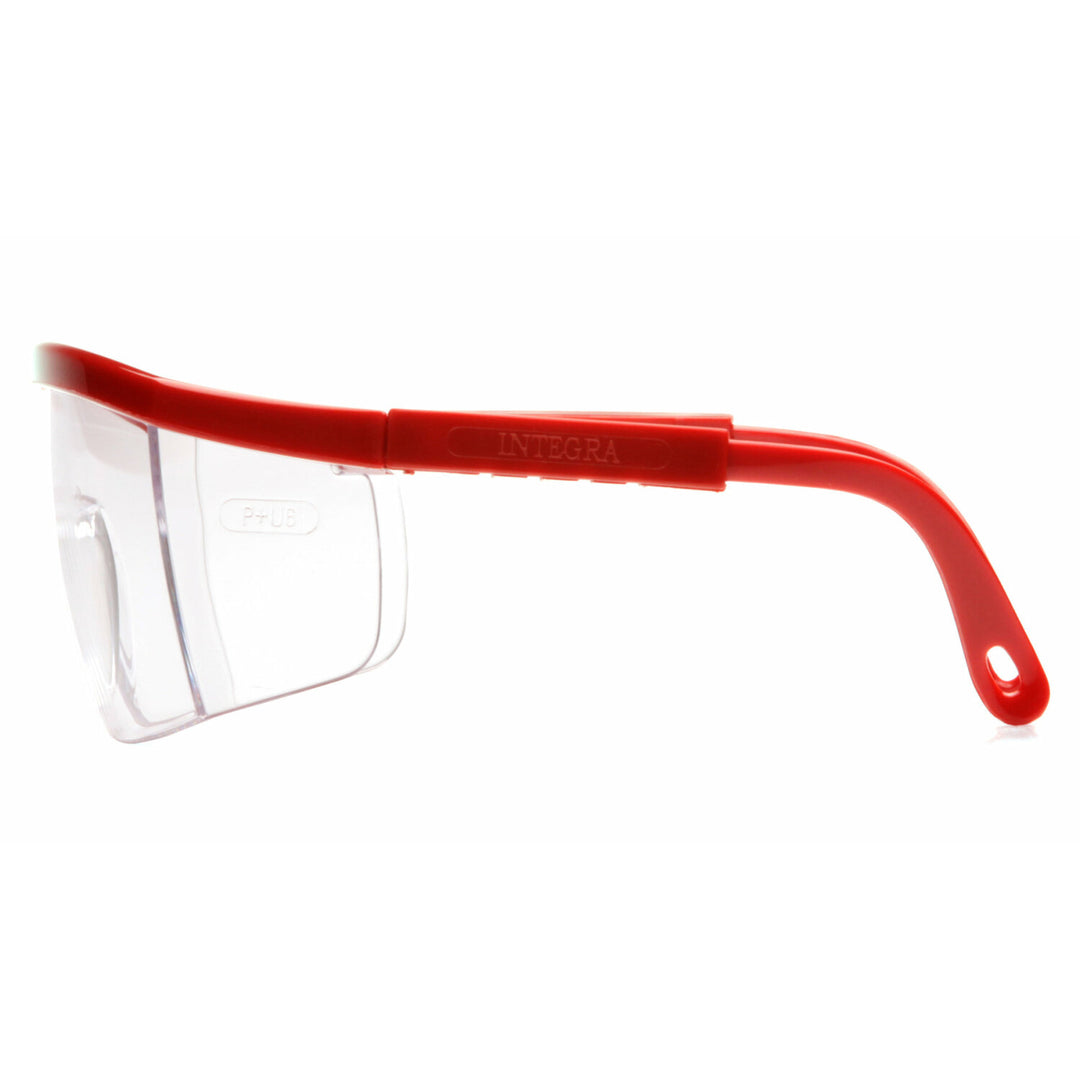 Pyramex SR410S Pyramex Safety - Integra - Red Frame/Clear Lens
