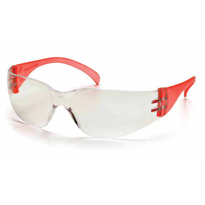 Pyramex SR4110S Intruder - Red Temples/Clear-Hardcoated Lens