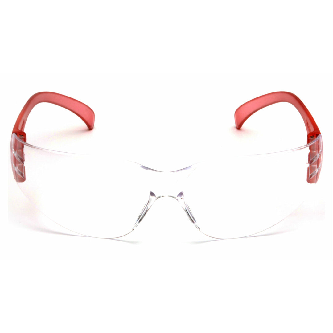 Pyramex SR4110S Intruder - Red Temples/Clear-Hardcoated Lens