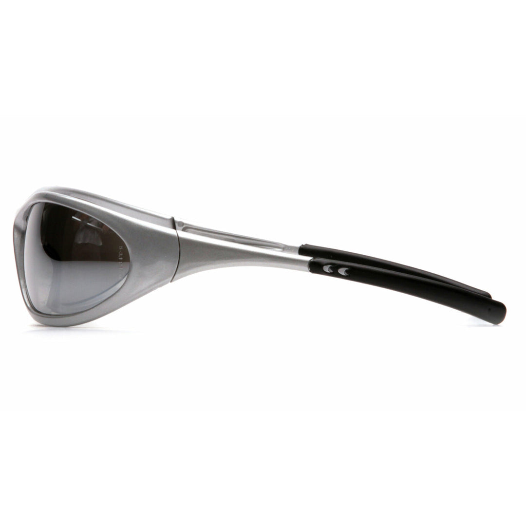 Pyramex SS3370E Silver Mirror Lens with Silver Frame