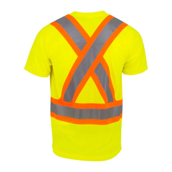 Radians ST11X Class 2 Short Sleeve Safety T-Shirt X-Back