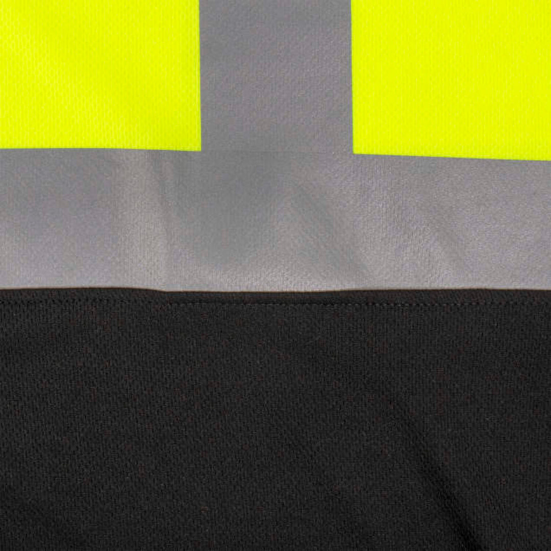 Radians ST12B Class 2 High Visibility Color Blocked Safety Short Sleeve Polo ShirT
