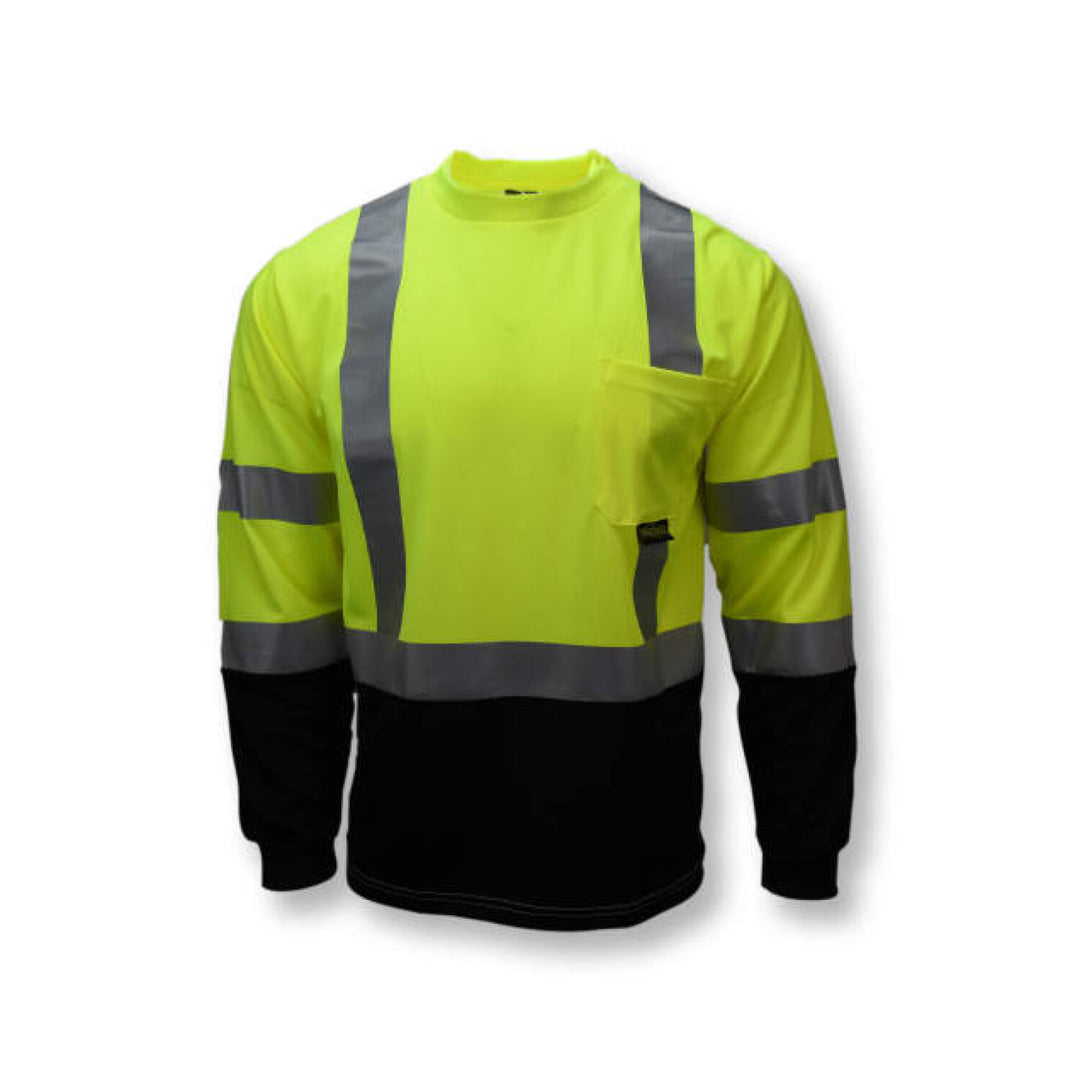 Radians ST21B Type R Class 3 Long Sleeve Black Bottom T-Shirt