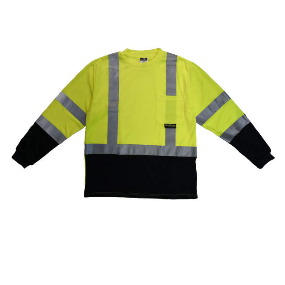 Radians ST21B Type R Class 3 Long Sleeve Black Bottom T-Shirt