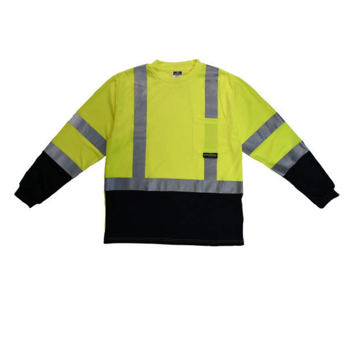 Radians ST21B Type R Class 3 Long Sleeve Black Bottom T-Shirt