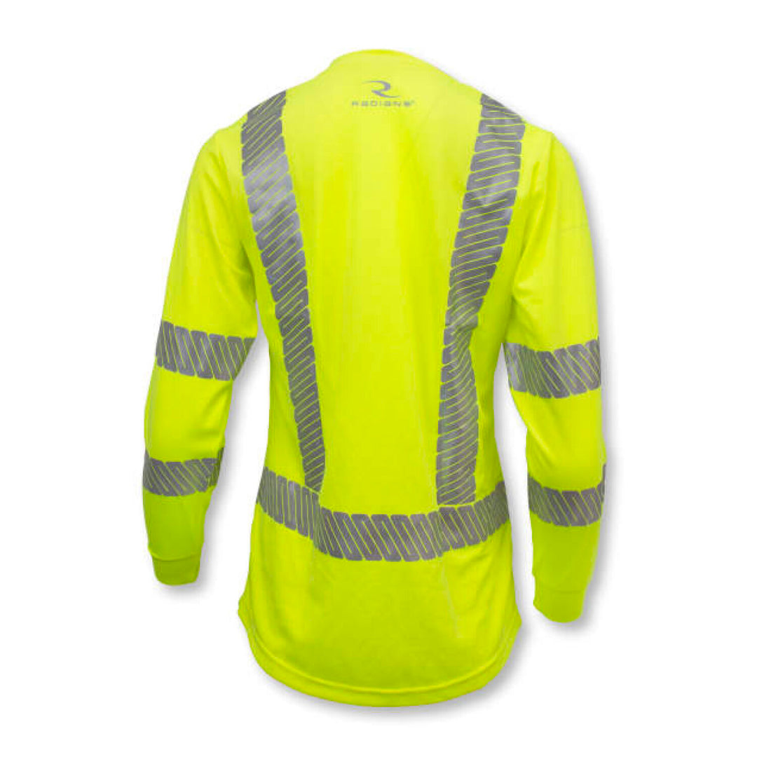 Radians ST21 Class 3 High Visibility Women's Long Sleeve T-Shirt with Max-Dri