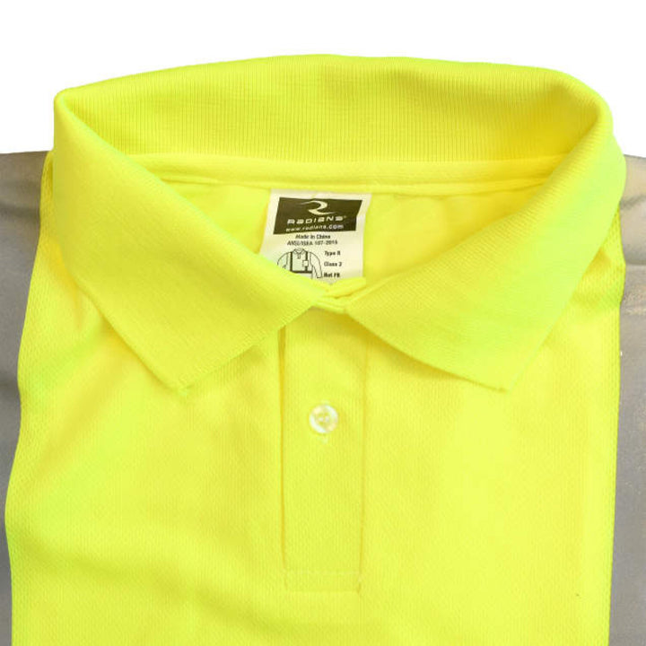 Radians ST22 Class 2 High Visibility Long Sleeve Safety Polo Shirt