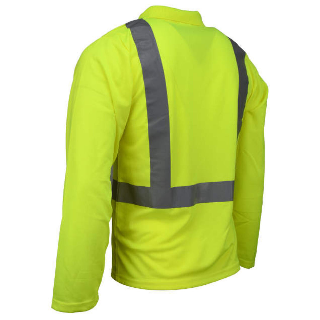 Radians ST22 Class 2 High Visibility Long Sleeve Safety Polo Shirt