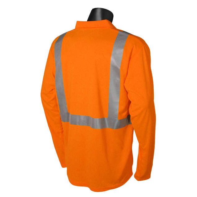 Radians ST22 Class 2 High Visibility Long Sleeve Safety Polo Shirt