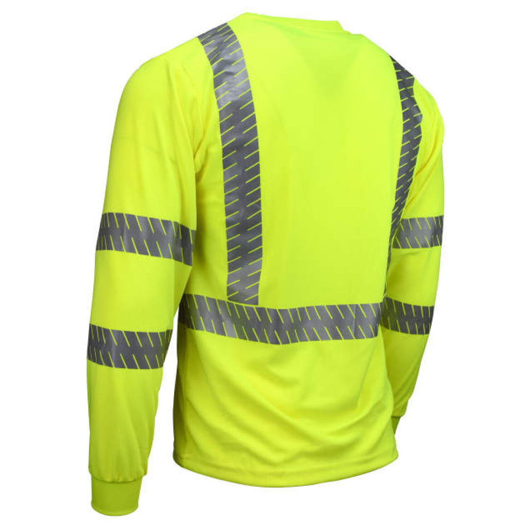 Radians ST24-3 Type R Class 3 Long Sleeve T-Shirt with Rad-Shade UV Protection