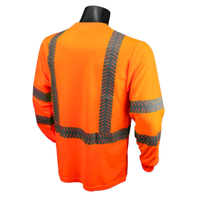 Radians ST24-3 Type R Class 3 Long Sleeve T-Shirt with Rad-Shade UV Protection