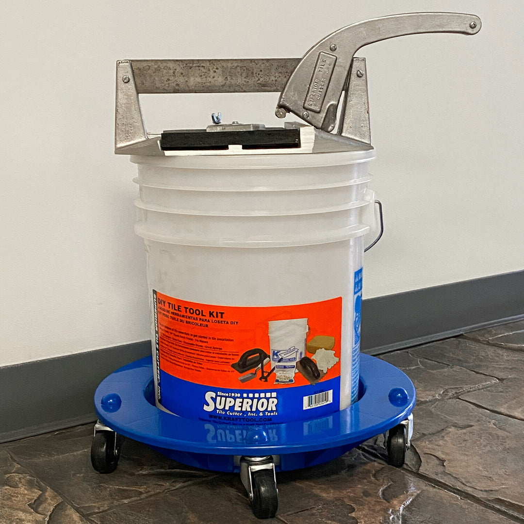 Superior Tile Cutter ST379 Bucket Dolly with Casters