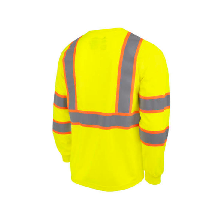 Radians ST41-3 Class 3 Mesh Long Sleeve T-Shirt with Contrast Trim