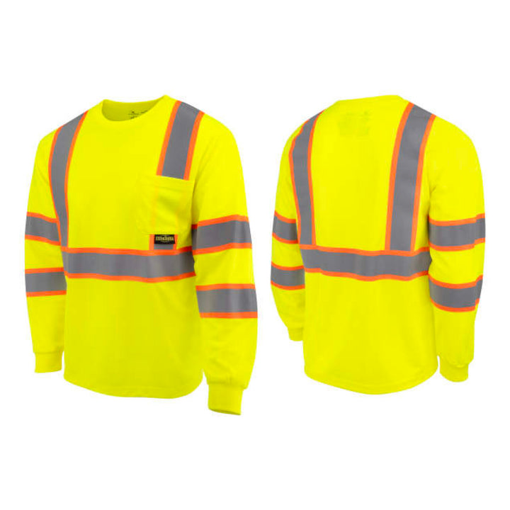 Radians ST41-3 Class 3 Mesh Long Sleeve T-Shirt with Contrast Trim