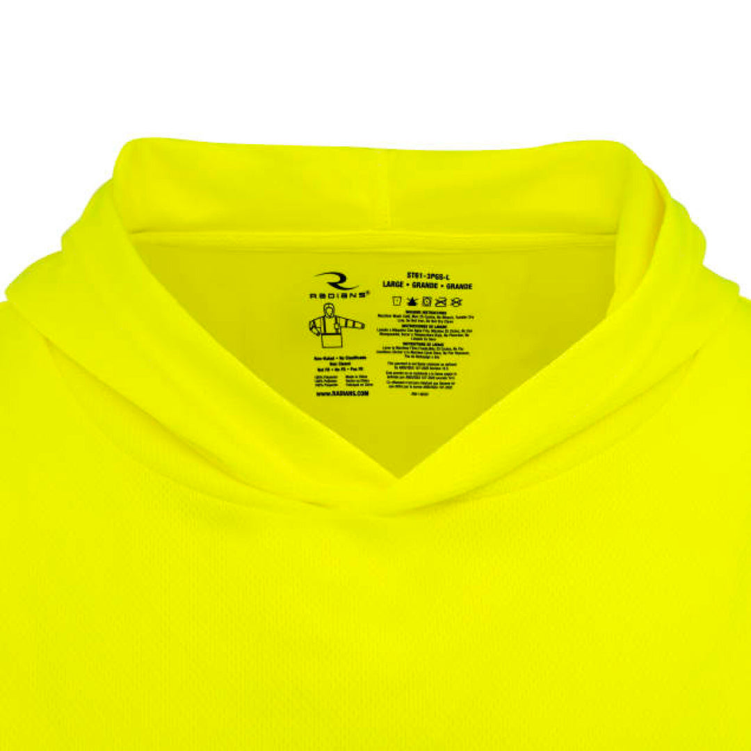 Radians ST61-3 Hooded Type R Class 3 Mesh Long Sleeve T-Shirt