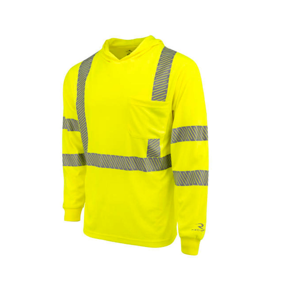 Radians ST61-3 Hooded Type R Class 3 Mesh Long Sleeve T-Shirt