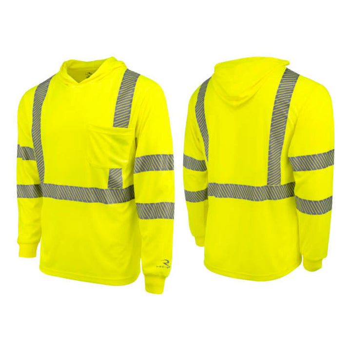 Radians ST61-3 Hooded Type R Class 3 Mesh Long Sleeve T-Shirt