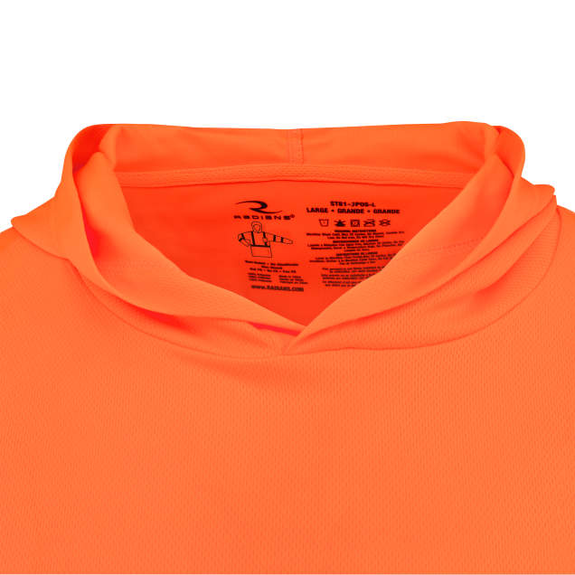 Radians ST61-3 Hooded Type R Class 3 Mesh Long Sleeve T-Shirt