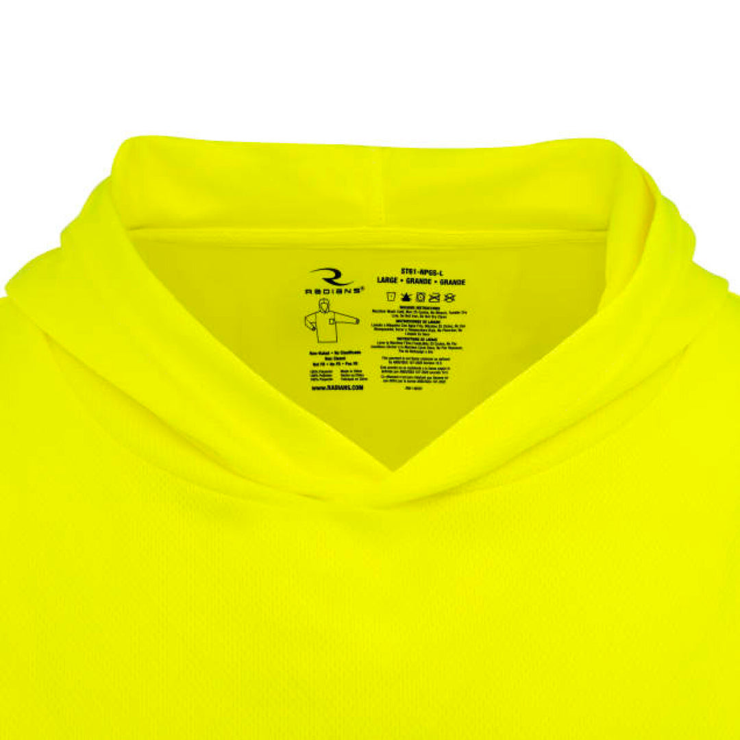 Radians ST61-N Hooded Non Rated Mesh Long Sleeve T-Shirt
