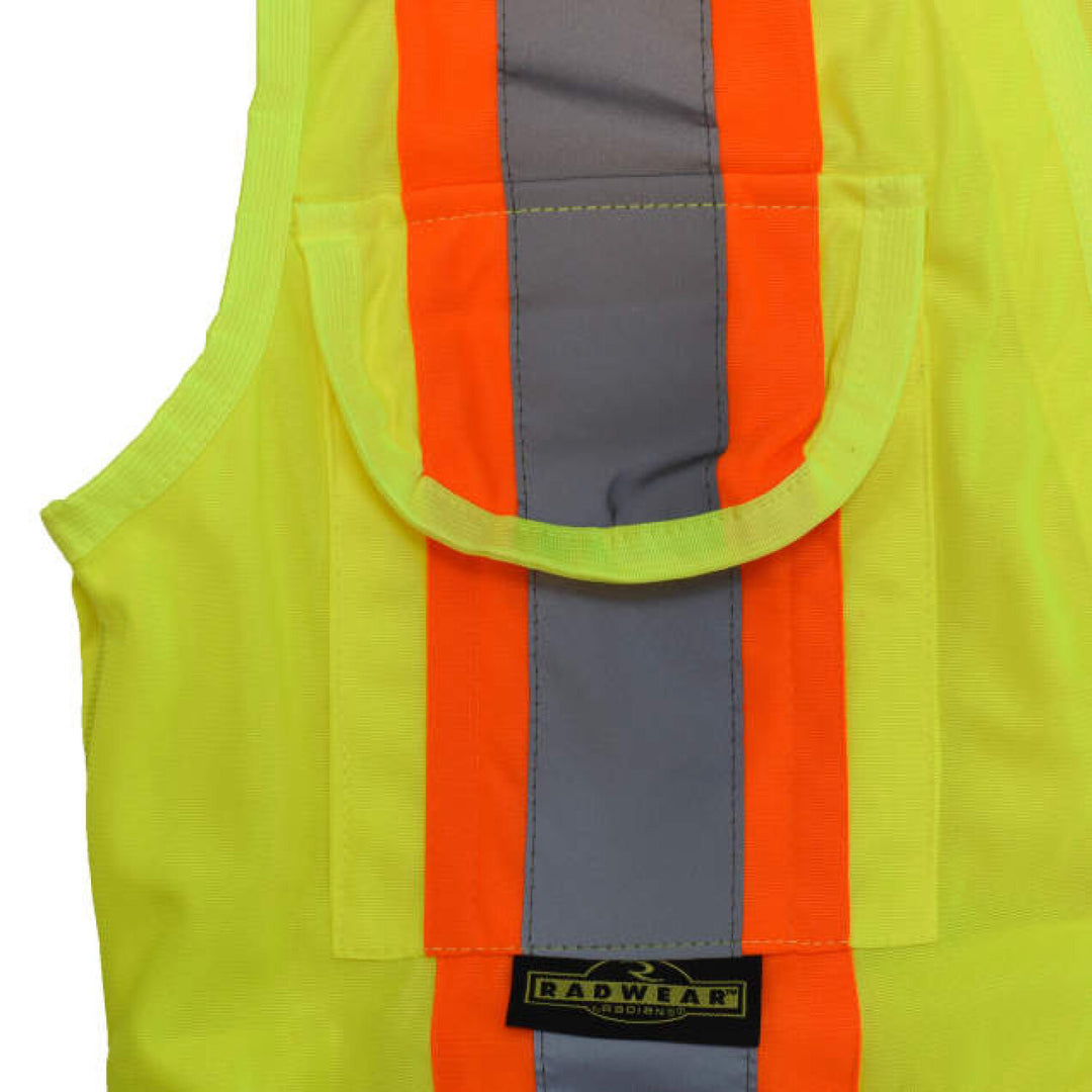 Radians SV030X-2 Heavy Duty 10-Pocket Cruiser Vest with Back Pouch X-Back