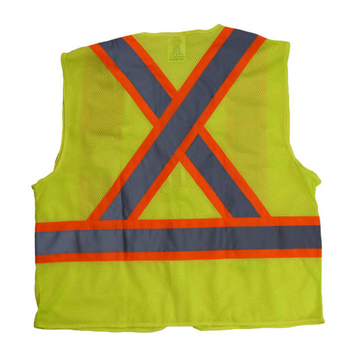 Radians SV22X Economy Mesh X-Back Type R Class 2 Safety Vest with Two-Tone Trim