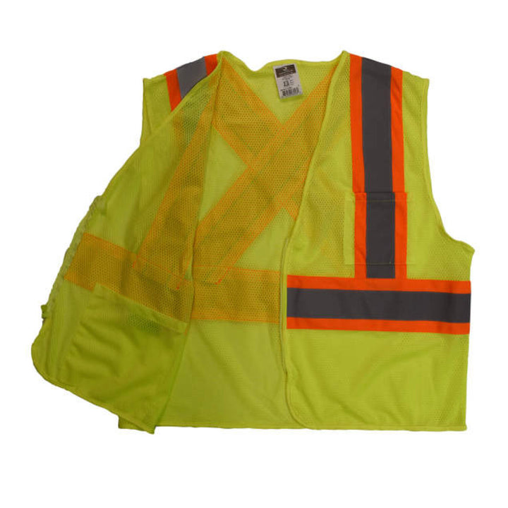 Radians SV22X Economy Mesh X-Back Type R Class 2 Safety Vest with Two-Tone Trim