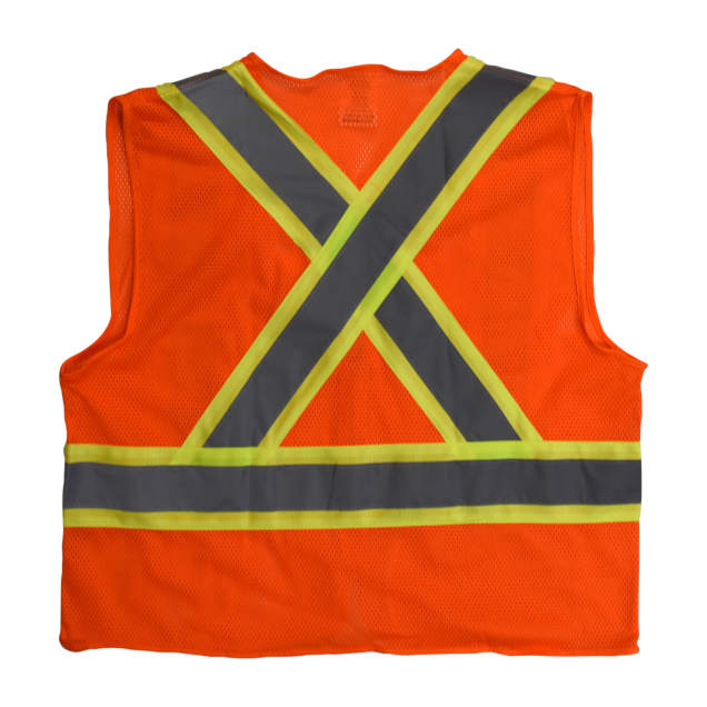Radians SV22X Economy Mesh X-Back Type R Class 2 Safety Vest with Two-Tone Trim