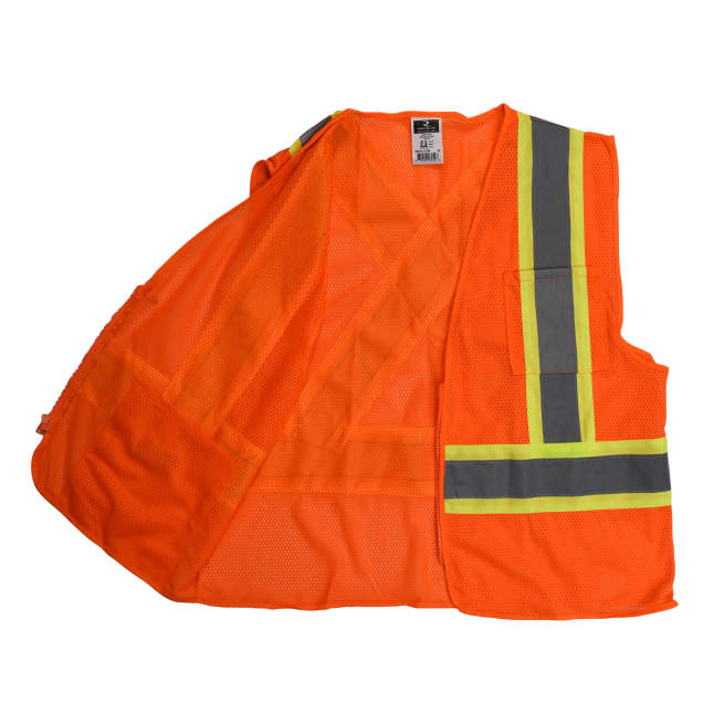 Radians SV22X Economy Mesh X-Back Type R Class 2 Safety Vest with Two-Tone Trim