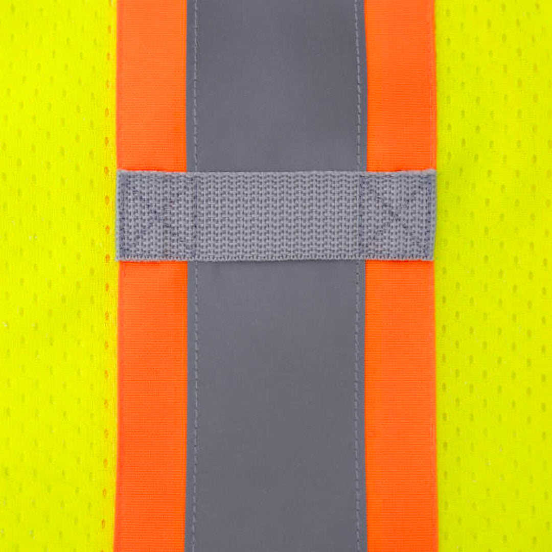 Radians SV232-3 Two Tone Surveyor Type R Class 3 Mesh Safety Vest with Dual Side Zippers