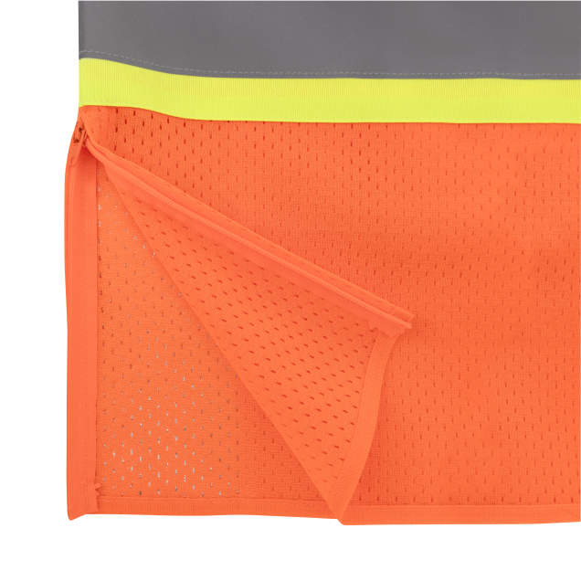 Radians SV232-3 Two Tone Surveyor Type R Class 3 Mesh Safety Vest with Dual Side Zippers