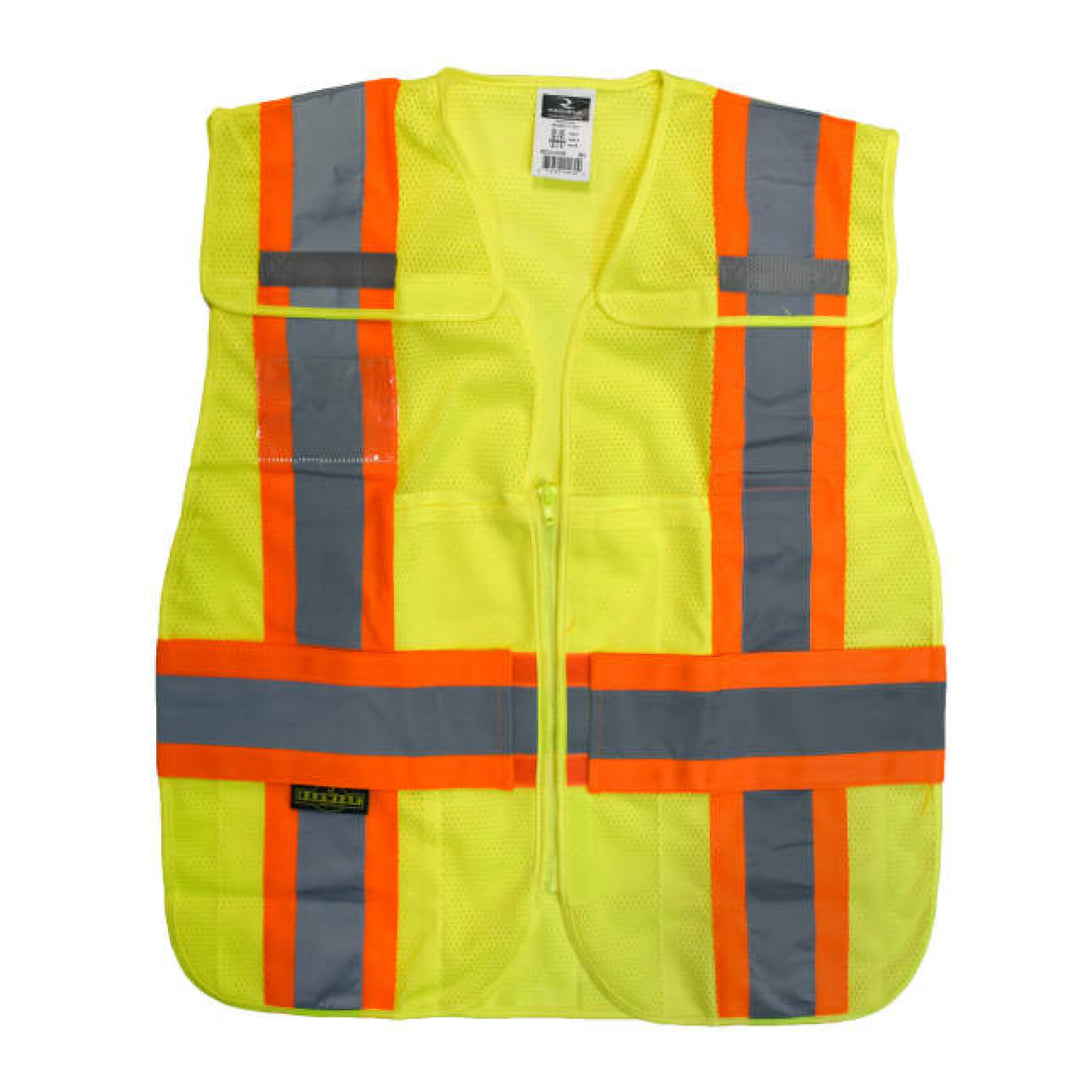 Radians SV24-2 Type R Class 2 Breakaway Expandable Two Tone Mesh Safety Vest