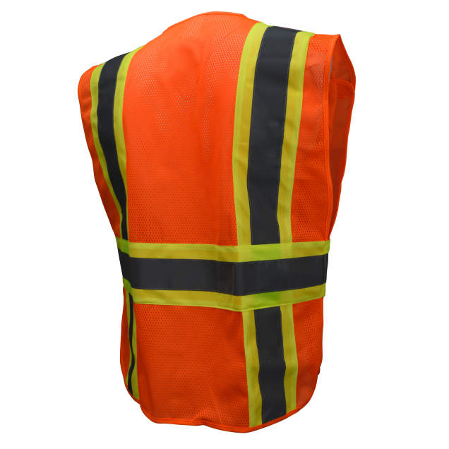 Radians SV24-2 Type R Class 2 Breakaway Expandable Two Tone Mesh Safety Vest