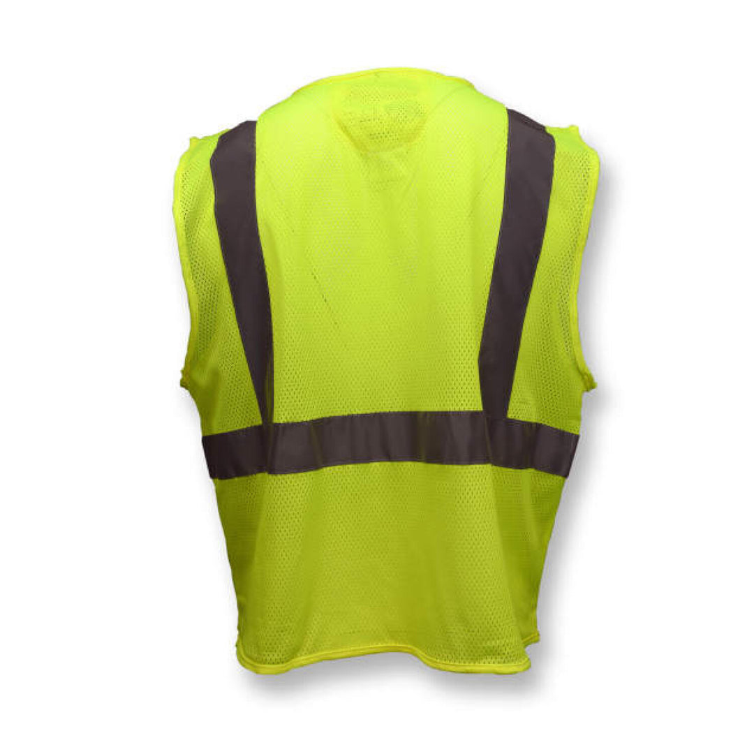 Radians SV25 Economy Class 2 Self-Extinguishing Mesh Safety Vest with Zipper