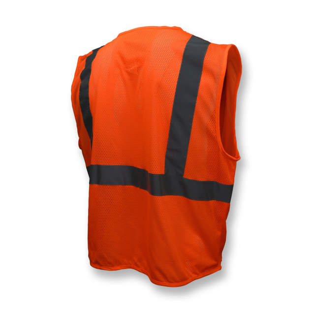 Radians SV25 Economy Class 2 Self-Extinguishing Mesh Safety Vest with Zipper