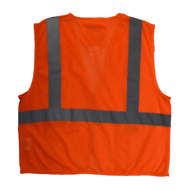 Radians SV25 Economy Class 2 Self-Extinguishing Mesh Safety Vest with Zipper