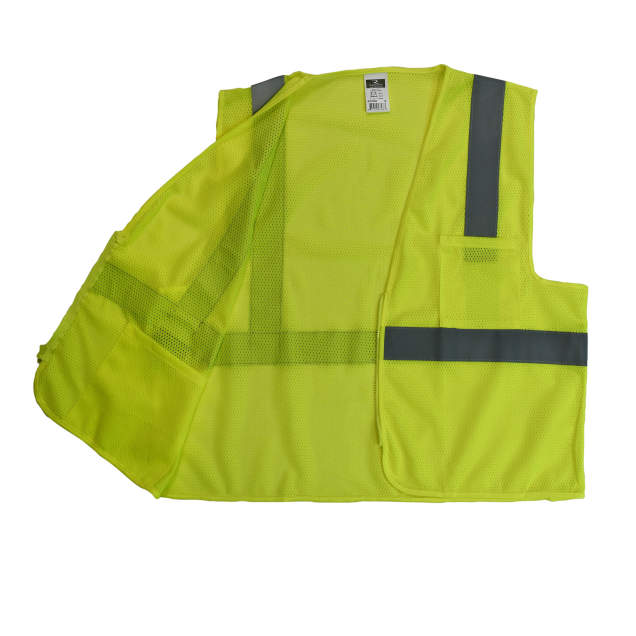 Radians SV2Z Economy Type R Class 2 Mesh Safety Vest with Zipper