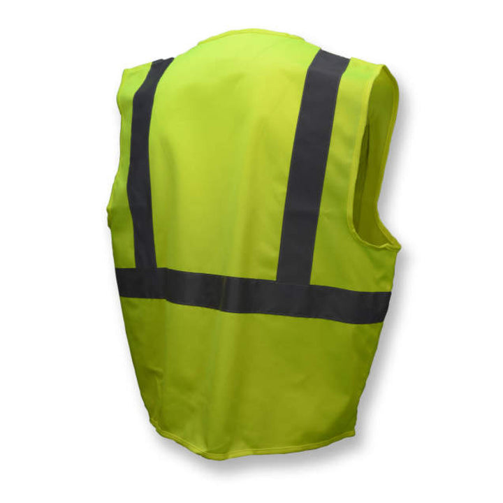 Radians SV2Z Economy Type R Class 2 Solid Safety Vest with Zipper